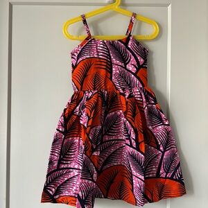 African high quality fabric dress between ages 2 to 10 years